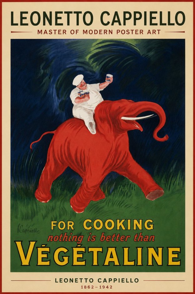 Leonetto Cappiello Végétaline No2 - Poster