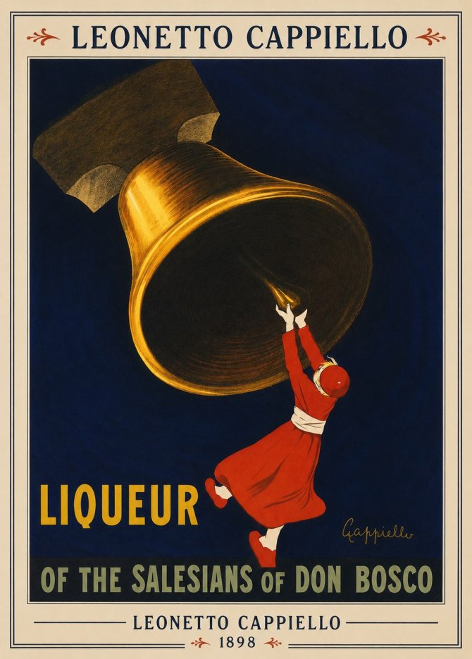 Leonetto Cappiello Liqueur of the Salesians of Don Bosco No3 - Poster