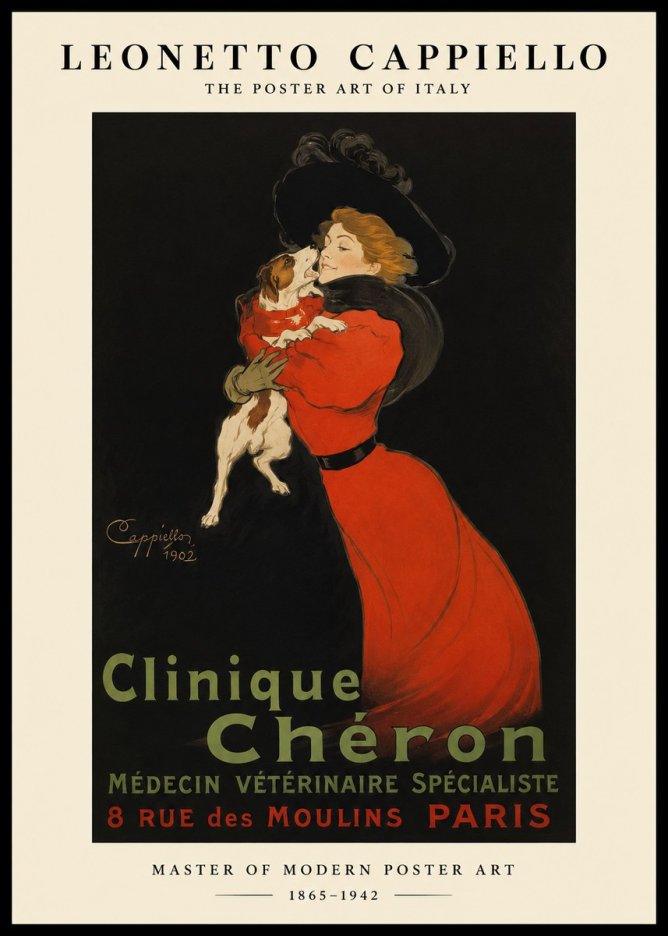 Leonetto Cappiello Clinique Chéron No1 - Poster
