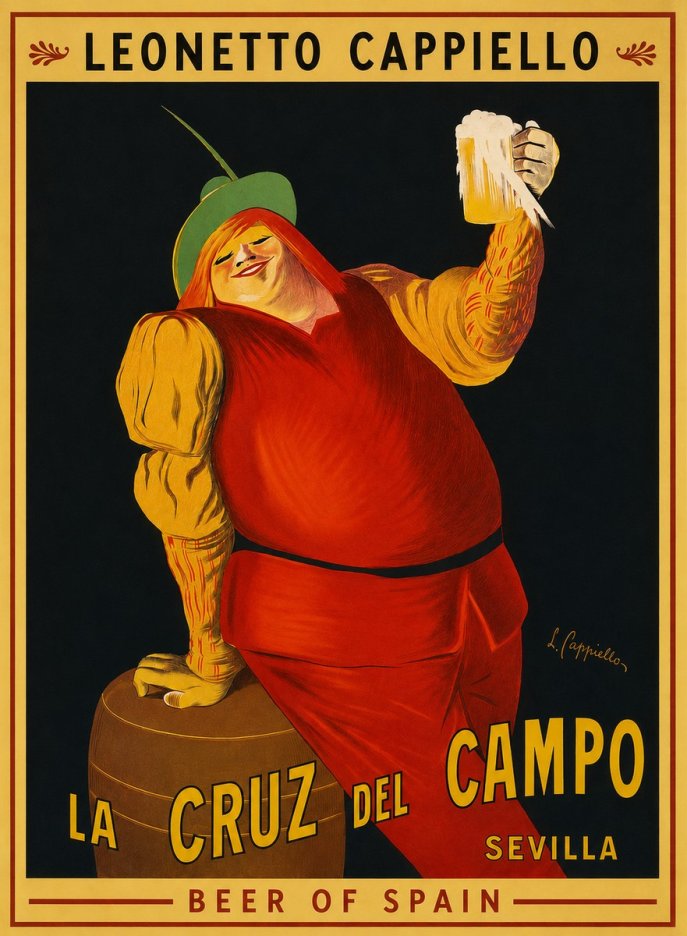 Leonetto Cappiello La Cruz Del Campo No4 - Poster