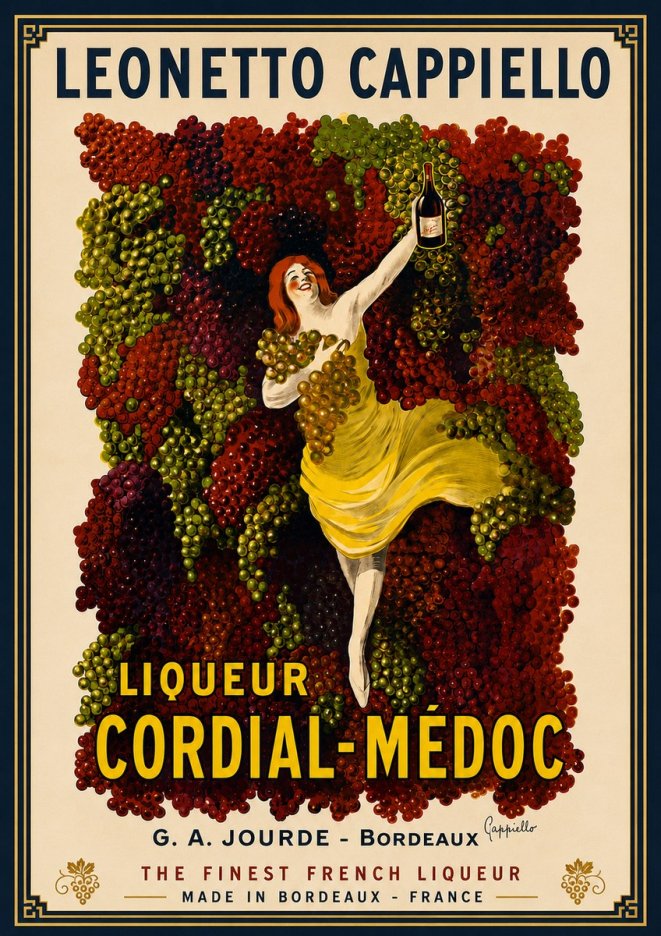Leonetto Cappiello Liqueur Cordial-médoc No5 - Poster