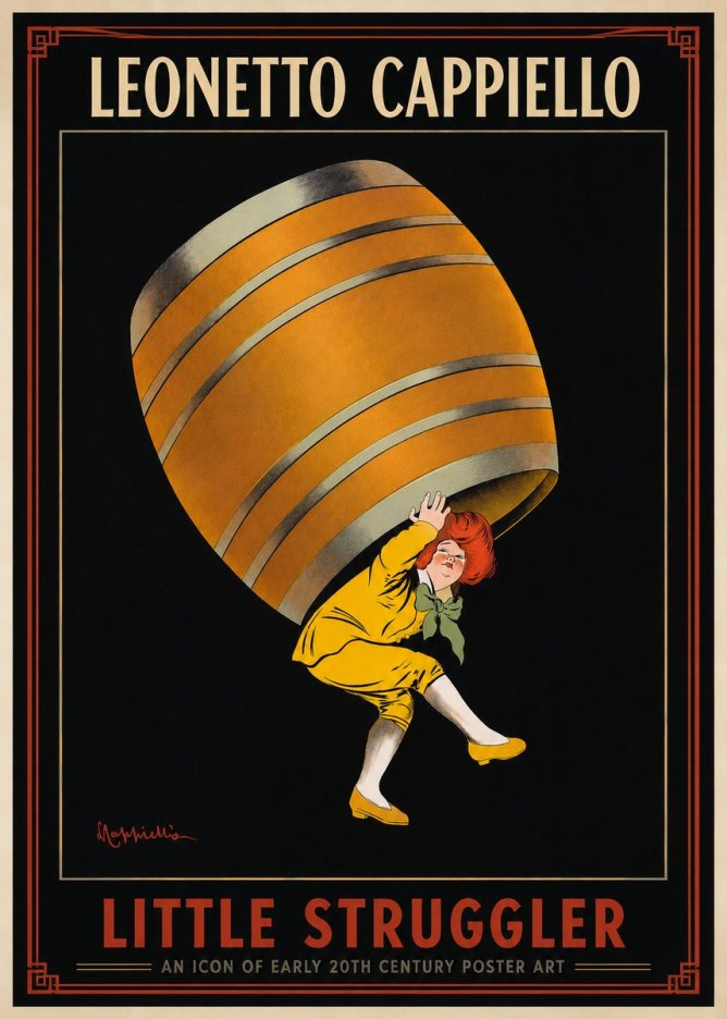 Leonetto Cappiello Little Struggler No3 - Poster