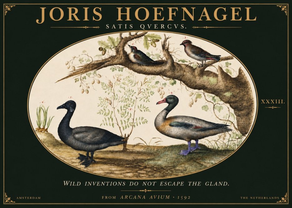 Joris Hoefnagel Satis Quercus. Birds of the Marsh No6 - Poster