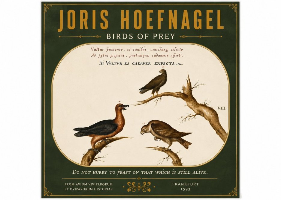 Joris Hoefnagel Birds of Prey No5 - Poster