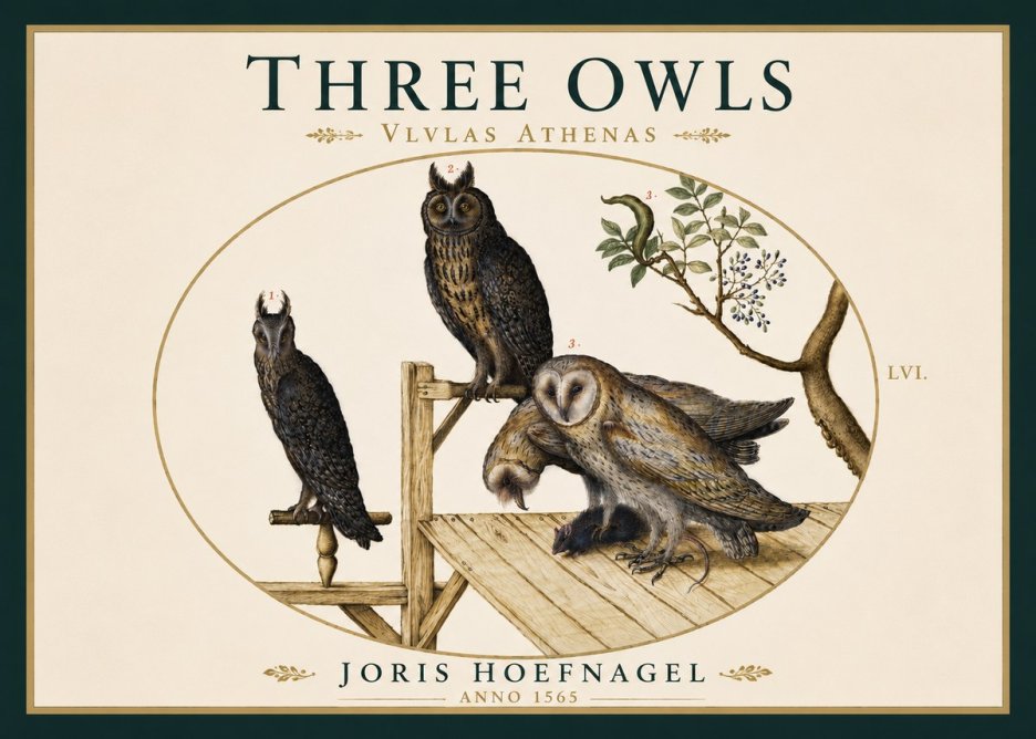 Joris Hoefnagel Vlvlas Athenas No6 - Poster
