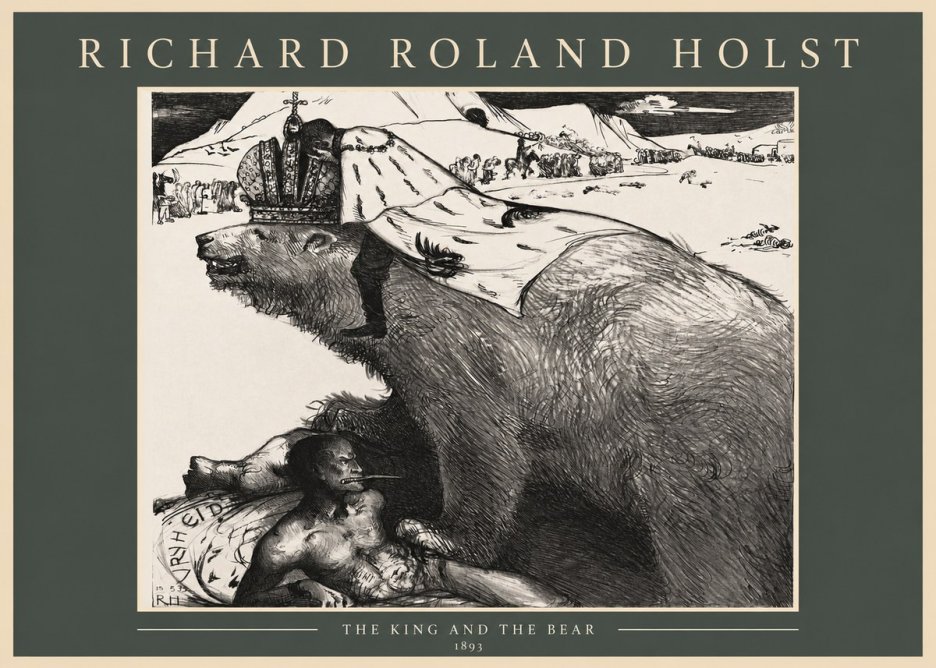 Richard Roland Holst The King's Burden No4 - Poster