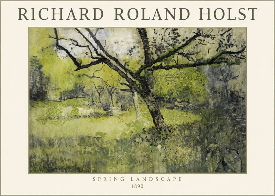 Richard Roland Holst Spring Landscape No1 - Poster