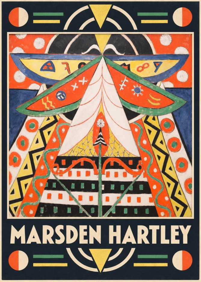 Marsden Hartley Painting No. 5 No5 - Poster