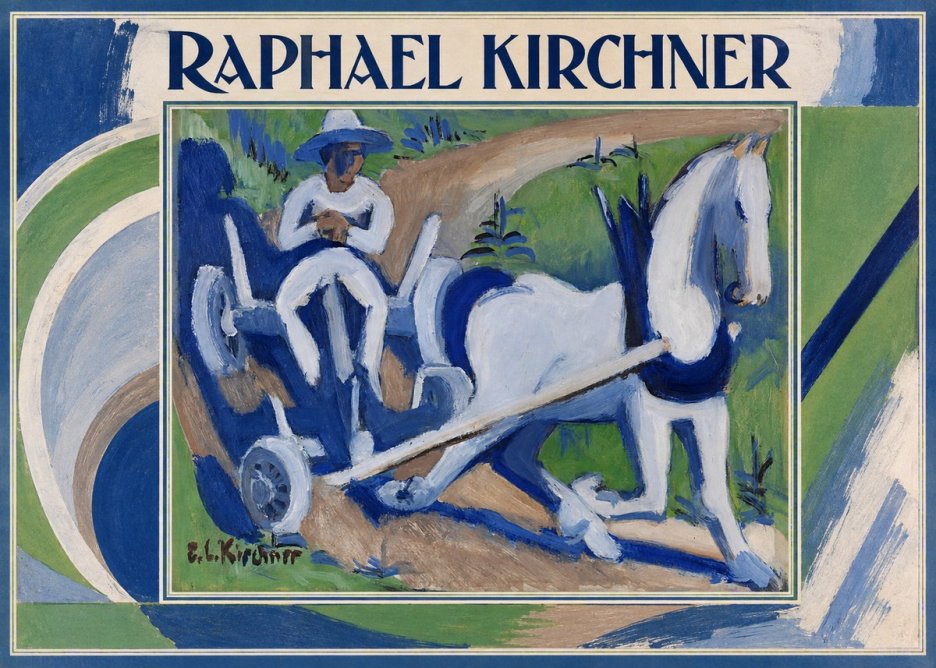 Raphael Kirchner Horse and Cart No1 - Poster