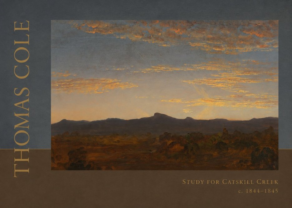 Thomas Cole Study for Catskill Creek I No6 - Poster