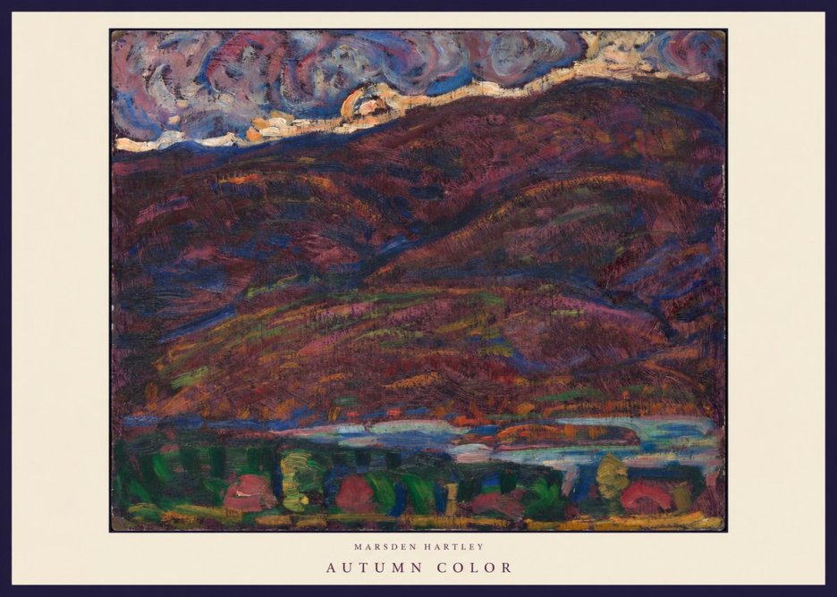 Marsden Hartley Autumn Color No6 - Poster