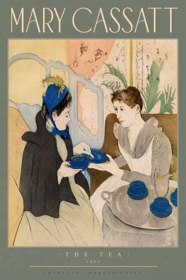 Mary Cassatt The Tea No4 - Poster