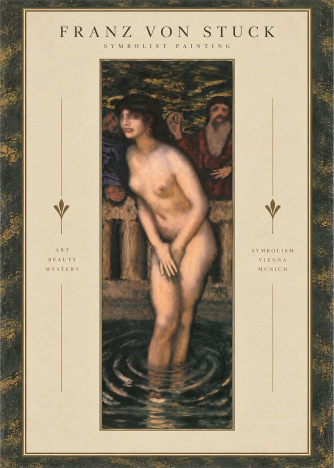 Franz von Stuck Susanna No4 - Poster