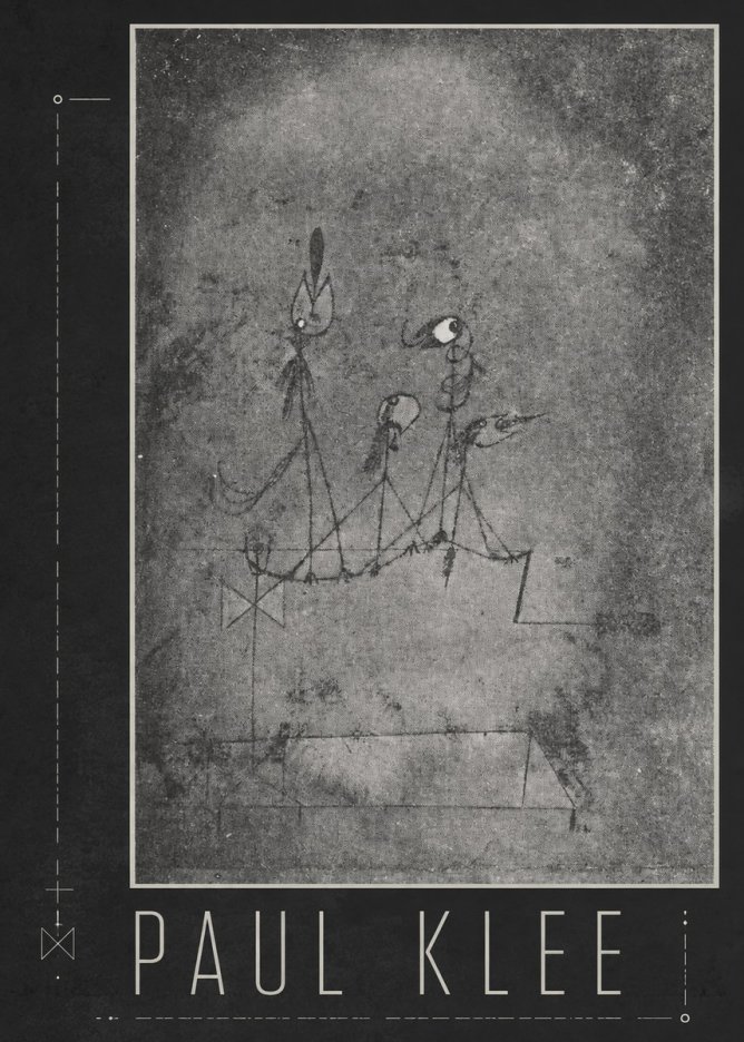 Paul Klee Group of Figures No3 - Poster
