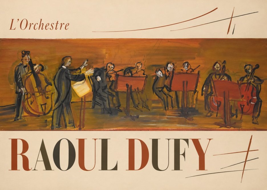 Raoul Dufy L'orchestre No6 - Poster