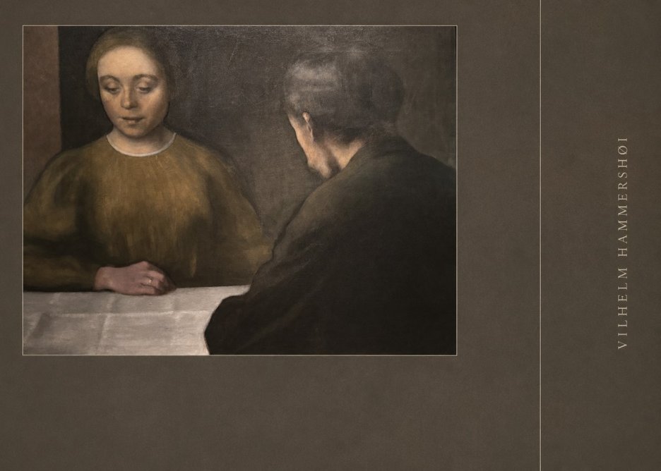 Vilhelm Hammershøi A Conversation No2 - Poster