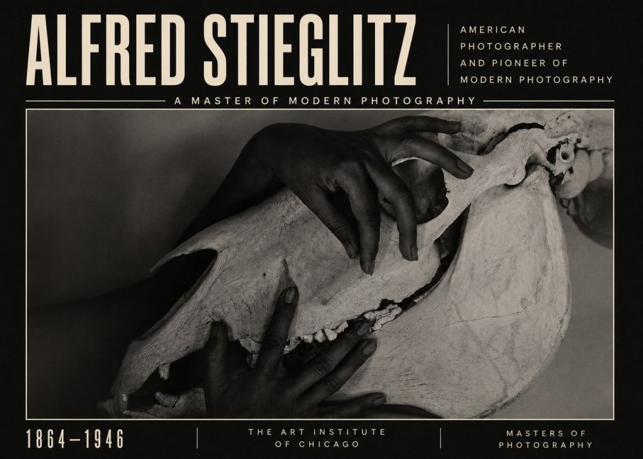 Alfred Stieglitz Georgia O'keeffe - Hands and Skull No5 - Poster