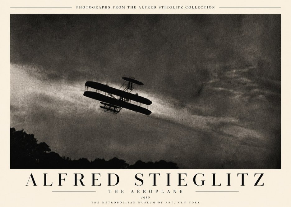 Alfred Stieglitz The Aeroplane No5 - Poster