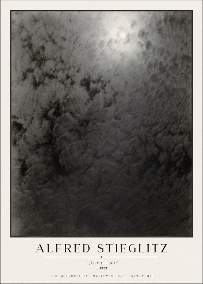 Alfred Stieglitz Equivalents IV No1 - Poster