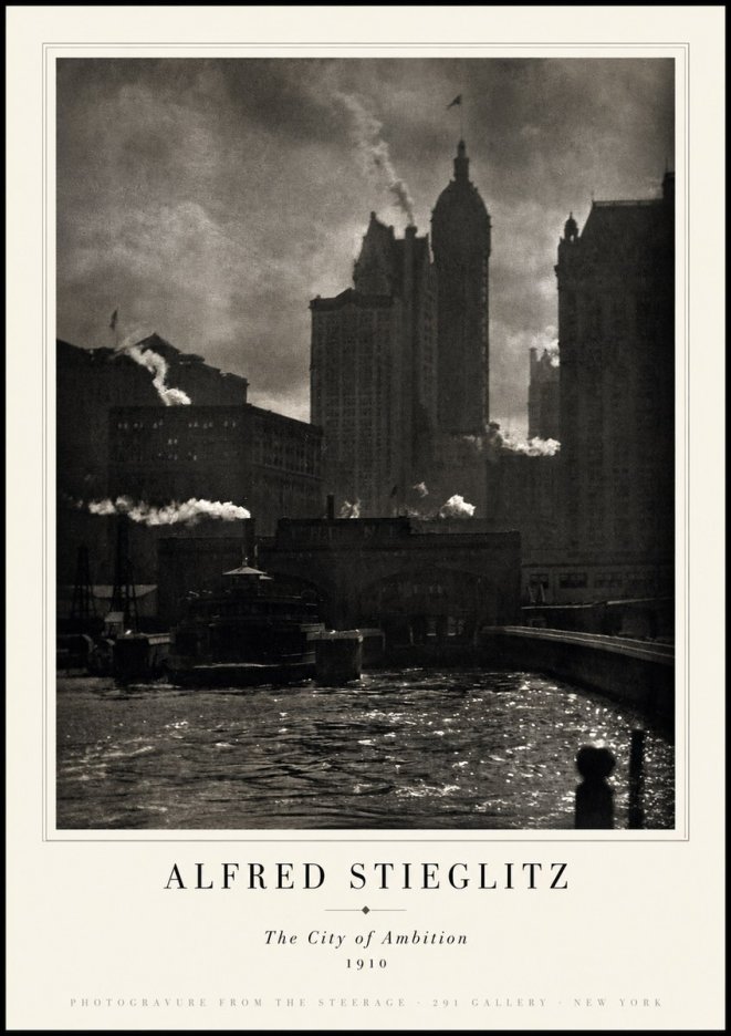 Alfred Stieglitz The City. New York No5 - Poster