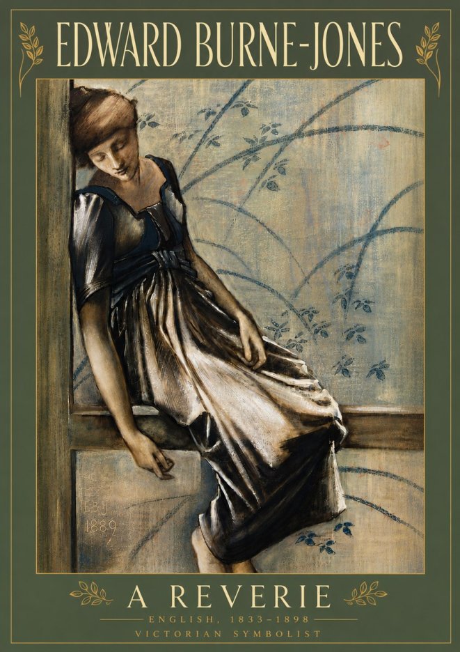 Edward Burne-Jones A Reverie No6 - Poster