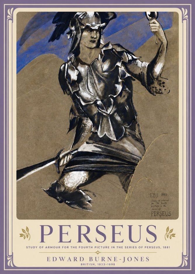Edward Burne-Jones Perseus No4 - Poster