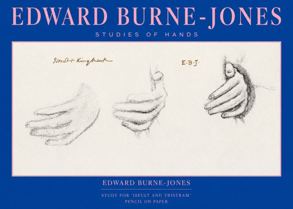 Edward Burne-Jones Study for 'Iseult and Tristram' No2 - Poster