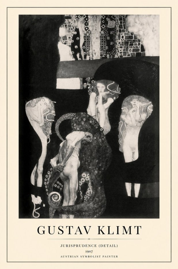 Klimt Jurisprudence (Detail) No1 - Poster