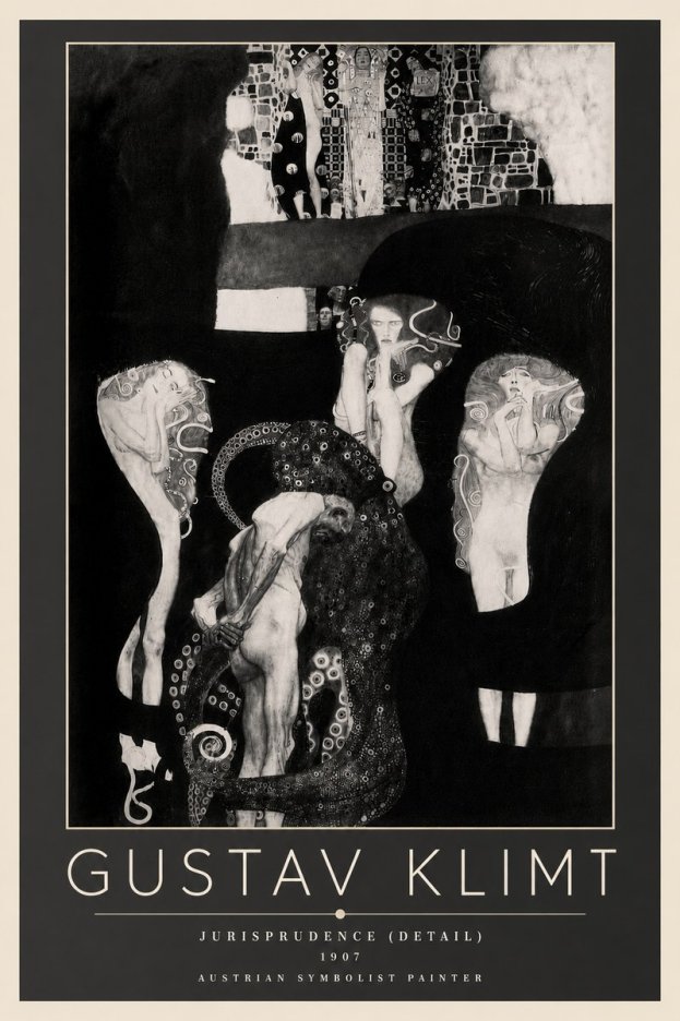 Klimt Jurisprudence (Detail) No5 - Poster