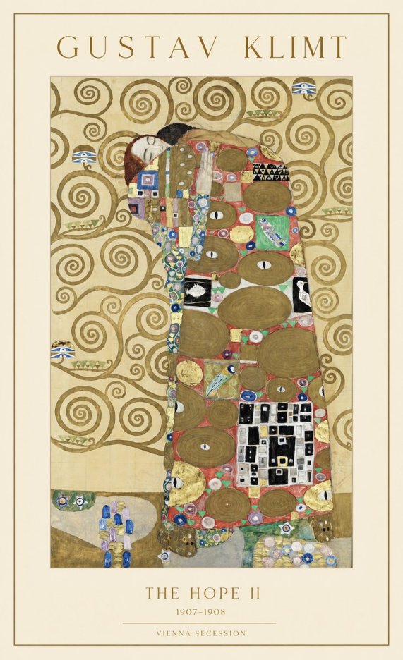 Klimt The Hope Ii No1 - Poster