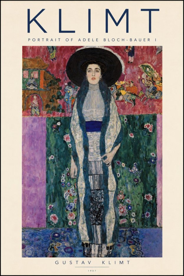 Klimt Portrait of Adele Bloch-bauer I No2 - Poster