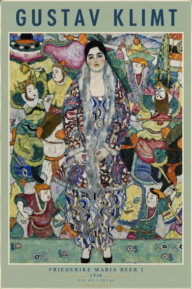 Klimt Friederike Maria Beer I No4 - Poster