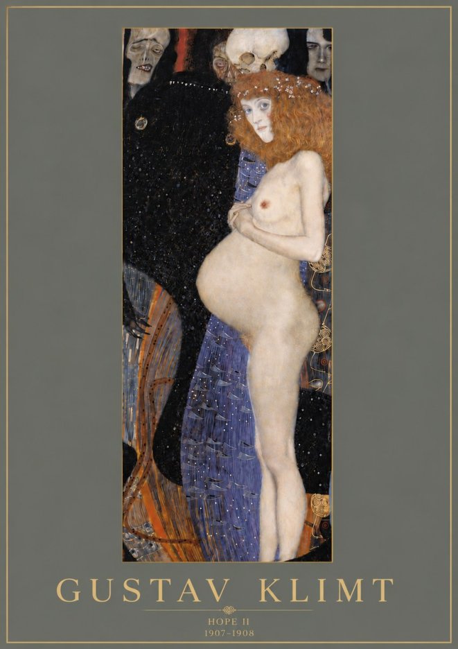 Klimt Hope Ii No6 - Poster