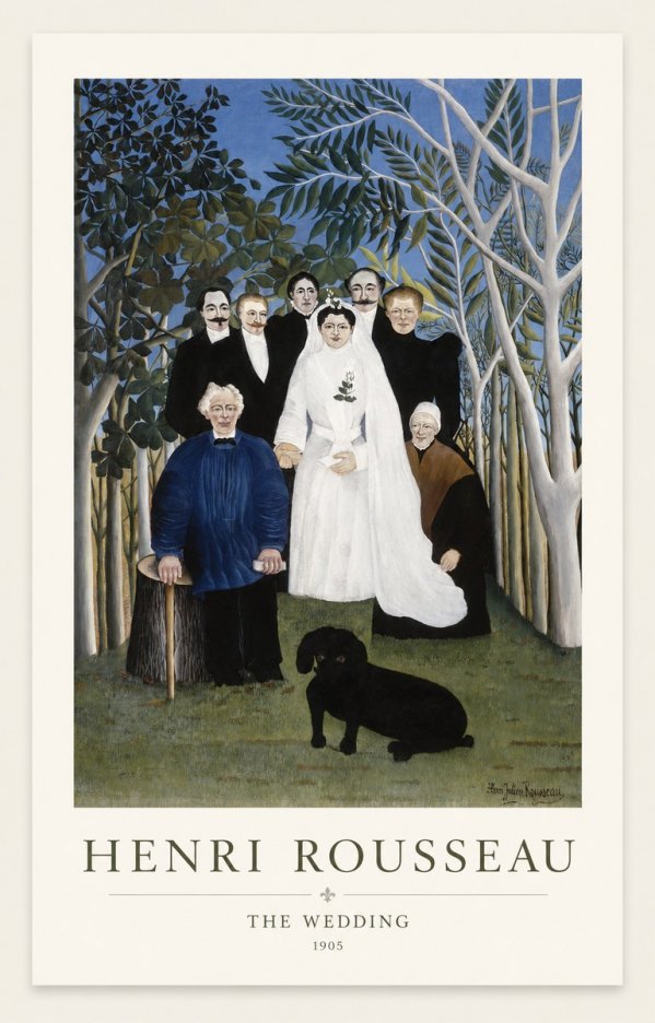 Rousseau The Wedding No1 - Poster