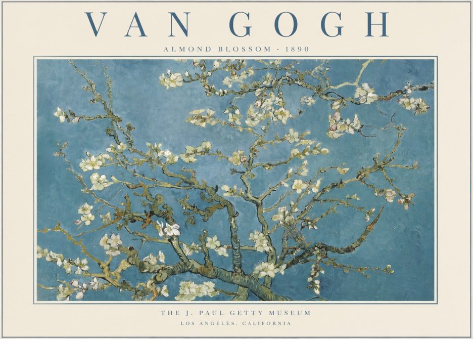 Van Gogh Almond Blossom No4 - Poster