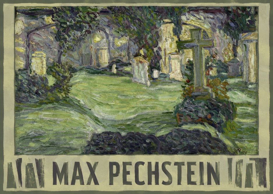 Max Pechstein Cemetery No3 - Poster