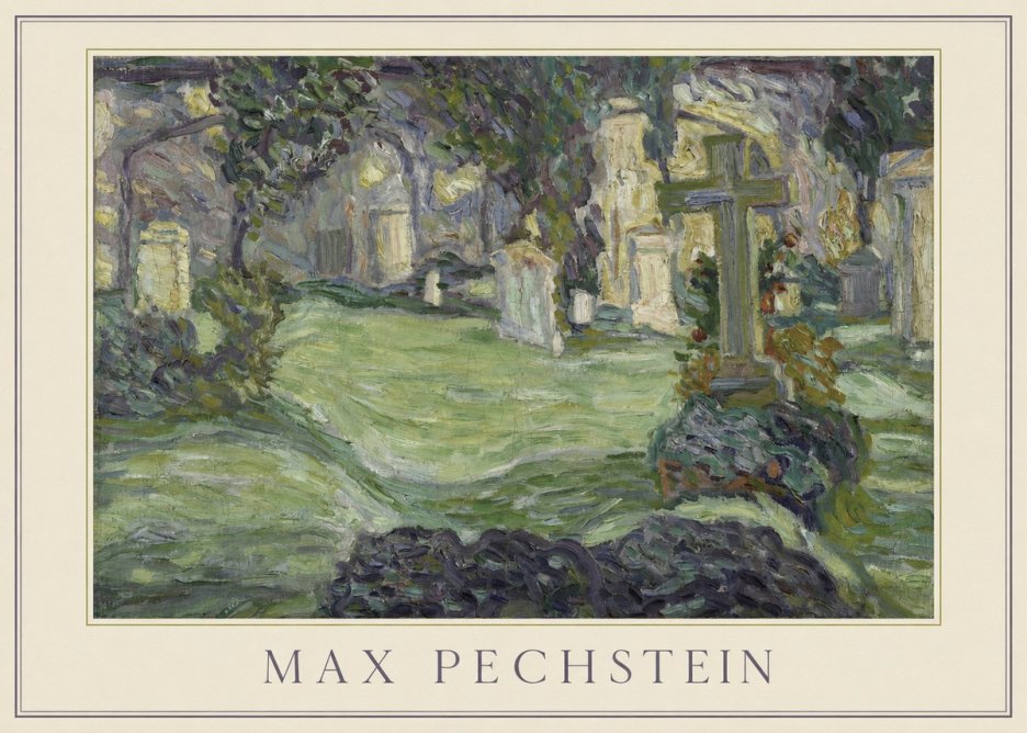 Max Pechstein Cemetery No4 - Poster