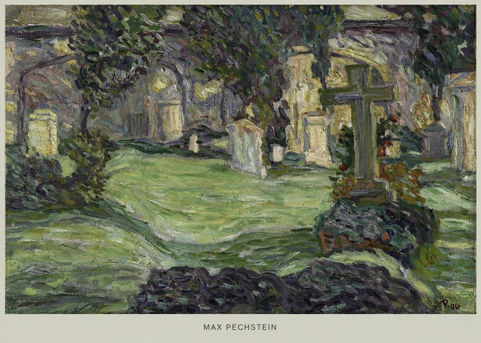 Max Pechstein Cemetery No5 - Poster