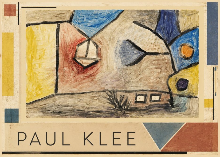 Paul Klee Der Niesen No1 - Poster