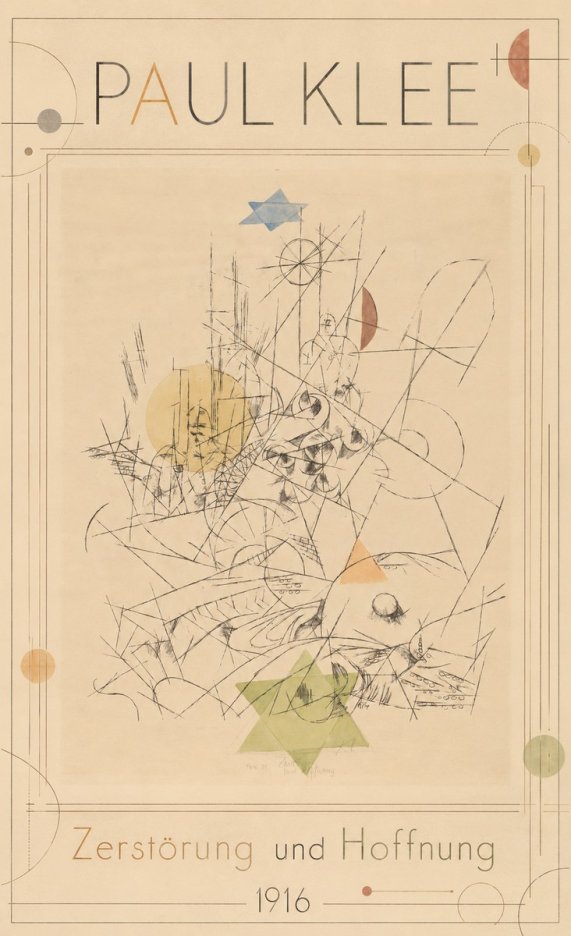 Paul Klee Zerstörung Und Hoffnung I No1 - Poster