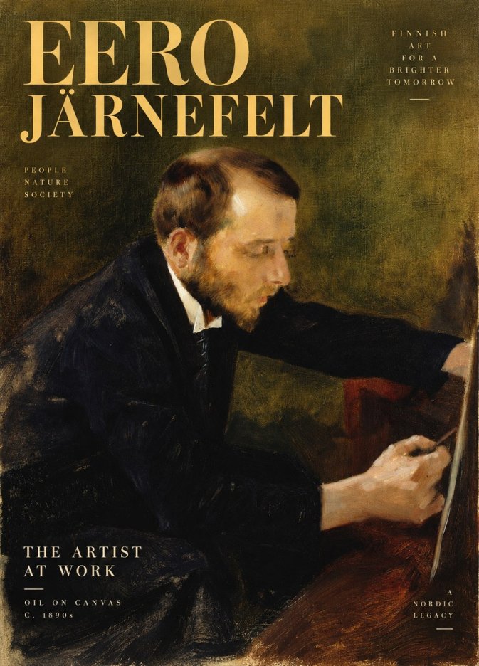 Eero Järnefelt Portrait of the Artist No3 - Poster