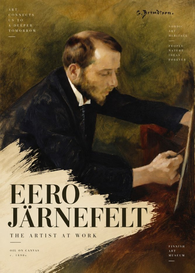 Eero Järnefelt Portrait of the Artist No6 - Poster