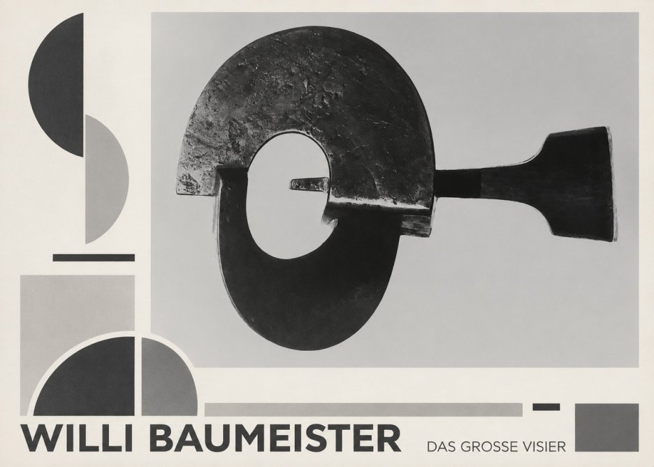 Willi Baumeister Das Grosse Visier No6 - Poster