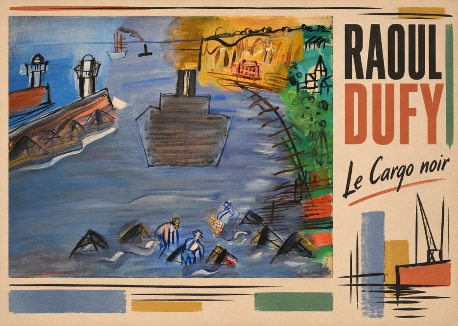 Raoul Dufy Le Cargo Noir No2 - Poster