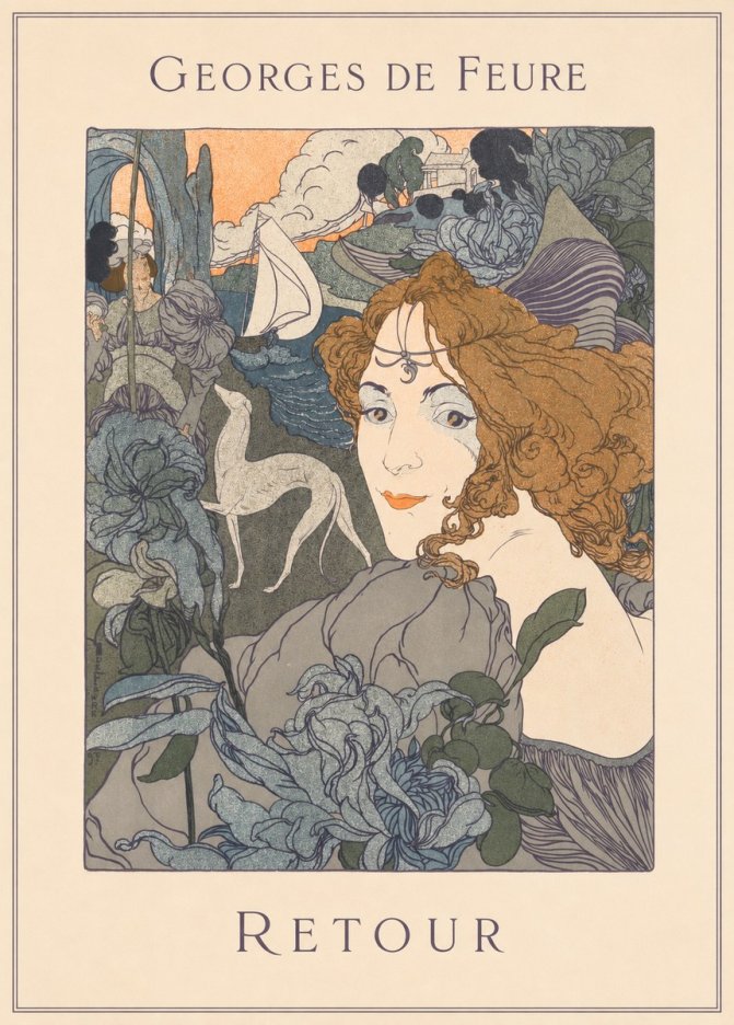 Georges de Feure Retour No5 - Poster