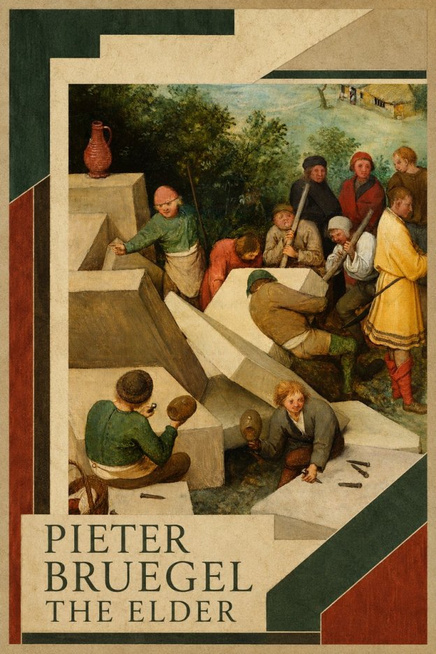 Pieter Bruegel The Tower of Babel V No2 - Poster