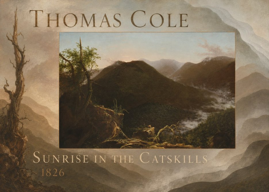 Thomas Cole Sunrise in the Catskills I No4 - Poster