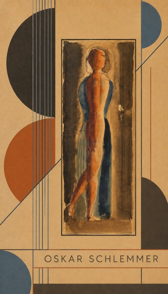 Oskar Schlemmer Figure Study No2 - Poster