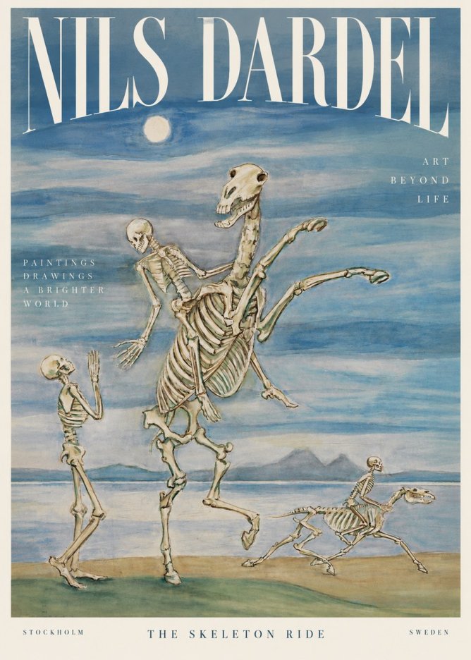 Nils Dardel The Dancer No3 - Poster