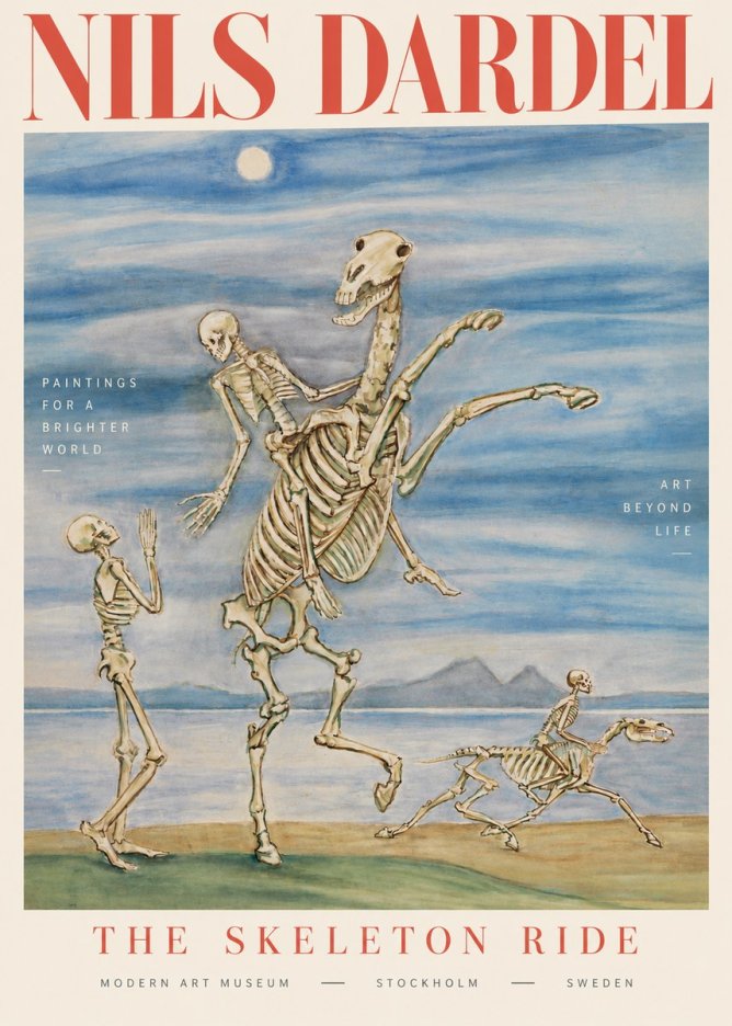 Nils Dardel The Dancer No4 - Poster